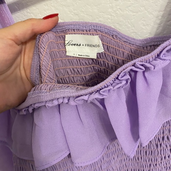 Lovers and Friends Puff Sleeve dress. New without tags - Picture 3 of 6